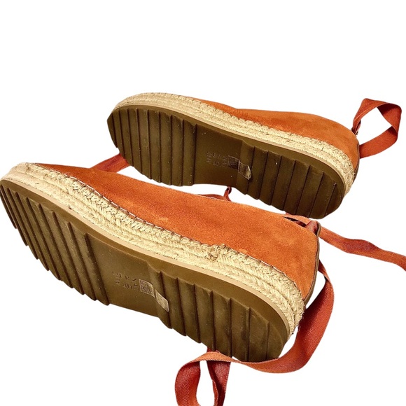 Naturalizer Orange Suede Espadrilles - Picture 5 of 5